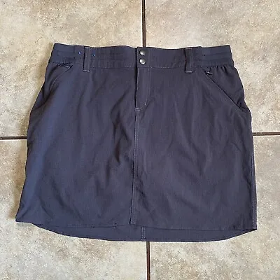 Kuhl Women’s Skirt Size 12 Built In Shorts Length 16” Gray Stretch Casual • $14.99