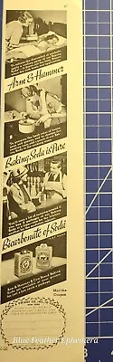 Vintage Print Ad 1936 Pictorial Review Arm & Hammer Baking Soda Bicarbonate • $8.77