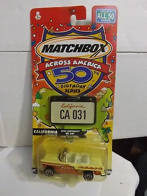 2001 Matchbox Across America California 1955 Chevrolet Bel Air 50th Birthday • $7.09