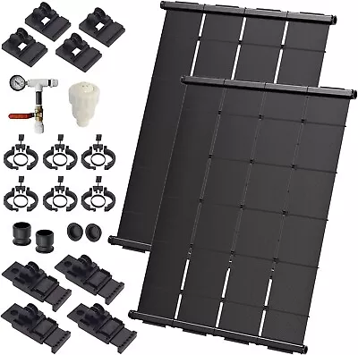 Industrial Grade Solar Pool Heater DIY System Kit 2-4’X7.5'  / 60 Total Sq. Ft. • $799.95