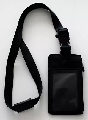 Nike ID Zip Badge Lanyard Unisex Adult Black/Anthracite • $22.45