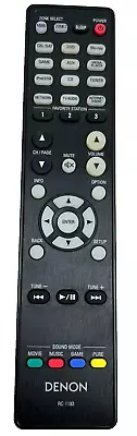 Genuine - RC-1183 Remote Control For Denon AV Receiver AVRX2000 AVR-X2000 X3000 • $31.50