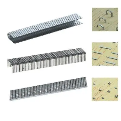 1500 Pcs Heavy Duty Assorted Staples Pack For Stapler Staple Gun Diy Tool • £2.95