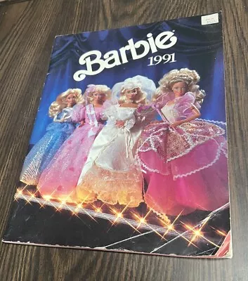 Vintage Barbie 1991 By Mattel Catalog - Beautiful Pictures • $16.99