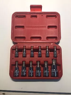 Mac Tools Torx Star Plus Driver Set Of 12 Pc 1/4  3/8  & 1/2  Drive STP12B • $95