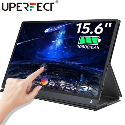 $275.99 • Buy UPERFECT Touchscreen Monitor 15.6   USB C Monitor PC Screen Built-in Battery