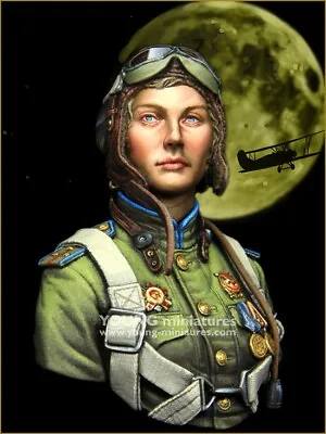 Young Miniatures - Night Witches - Soviet Night Bomb- 1/10th Resin Bust - YM1878 • £42