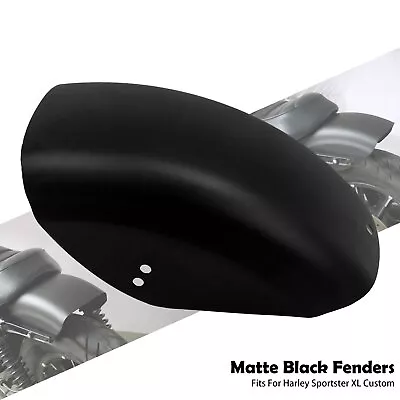 Matte Black Flat Rear Fender Mudguard Fit For Harley Sportster XL Iron 1986-2023 • $37.99