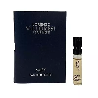 Lorenzo Villoresi Firenze Musk Eau De Toilette Vial Spray 1.5ml  New With Card • $9.95