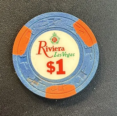 Vintage 70s Riviera Hotel Las Vegas Poker Chip $1 • $20