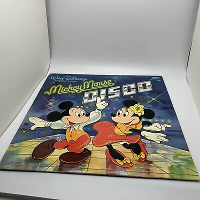 Mickey Mouse Disco Vinyl Record LP Disneyland Stereo 33 Walt Disney Productions • $10