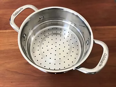 Cuisinart 7  Steamer Basket Insert 7116-18S Stainless Steel Riveted Handles • $12.50