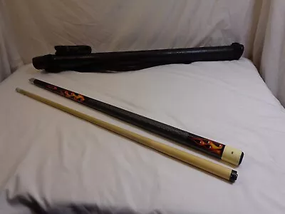 Vintage Players 308 Two-piece Pool Cue Stick W/carrying Bag • $49.99