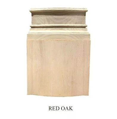 Colonial Solid Hardwood Molding Base Plinth Blocks • £62.73