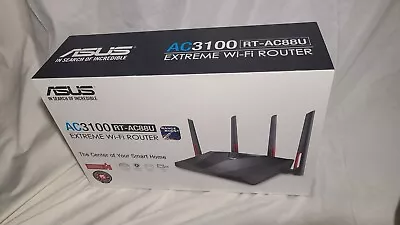 ASUS AC3100 8 Port Wireless Router (RT-AC88U) Extreme Wi-Fi Gaming Router • $60.09