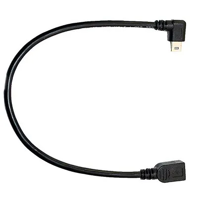 Mini USB Right-Angle Male To Female Extension Cable For MP3 GPS Camera • £4.90