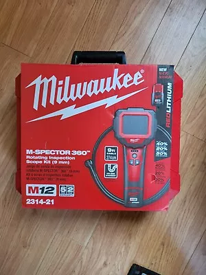 Milwaukee 2314-21 M-SPECTOR 360 Rotating Inspection Scope Kit 9 Ft Cable • $220