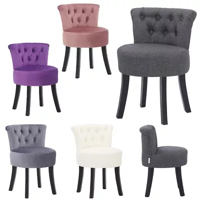 £69.95 • Buy Velvet Cushioned Dressing Table Stool Chair Piano MakeupSeat Vanity Bedroom Home