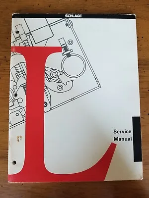 $24.64 • Buy Vintage 1992 SCHLAGE Service Manual L Series Mortise Locks Locksmith Tools