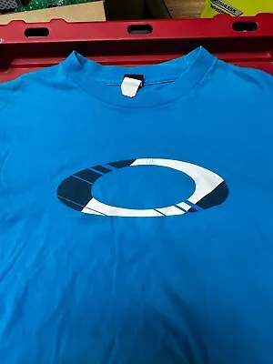 VTG Oakley T-Shirt Center Logo 90s Y2K Tech Outdoor Software - Mens M • $21