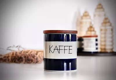 RORSTRAND RARE Marianne Westman “KAFFE” (Coffee) Jar/Canister With Lid • $150