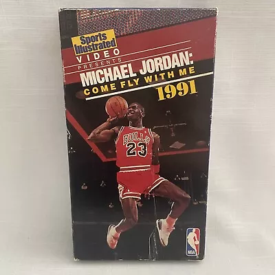 Michael Jordan Come Fly With Me 1991 VHS  Sports Illustrated Video Chicago Bulls • $3.99