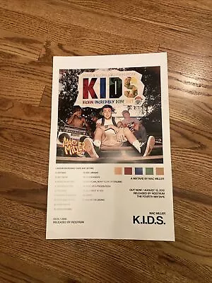 2010 Mac Miller Kids Tracklist Album Cover Poster Home Music Decor Unframed • $19.99