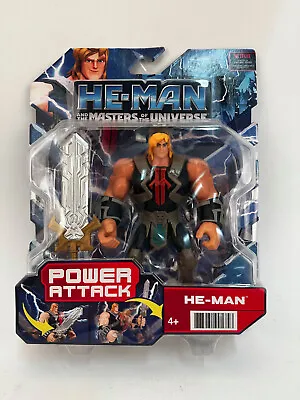 Masters Of The Universe He-Man 5.5  Action Figure W/Power Attack Move NEW BOX • $9.99