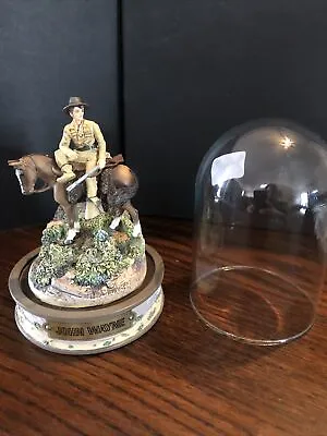 John Wayne Hand Painted Resin Sculpture. Franklin Mint. Limited Edition.Dome Cas • $24.99