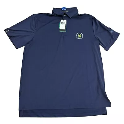 NWT RLX Ralph Lauren 2022 US Open Golf Polo Shirt Blue Sz M The Country Club • $34.99