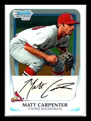 Matt Carpenter 2011 1st Bowman Chrome Prospects ROOKIE CARD #BCP66 • $1.20