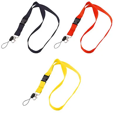 3pcs Neck Strap Student Men Women Quick Release Buckle Badge Lanyard Heavy Duty • £6.10