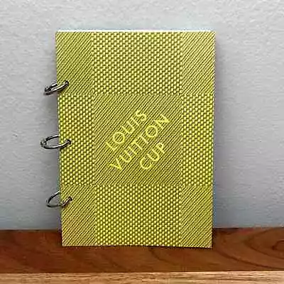 Louis Vuitton Cup Notebook Journal Diary Planner Vintage Luxury New Damier Green • $75