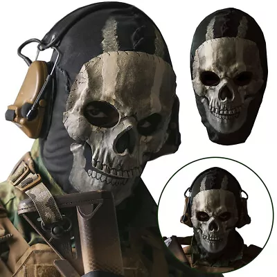 Call Of Duty Ghost Mask Adult Balaclava Skull Halloween Cosplay Costume Prop NEW • $24.88