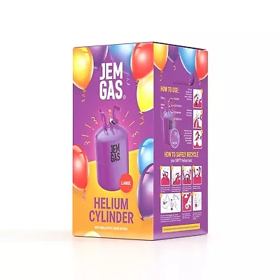 £38.95 • Buy Balloon Helium Gas Disposable Cylinder Canister Birthday Party Fills 50 Balloons