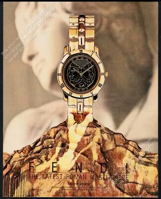 1988 Fendi Roman Numeral Gold Watch Photo Vintage Print Ad • $9.99