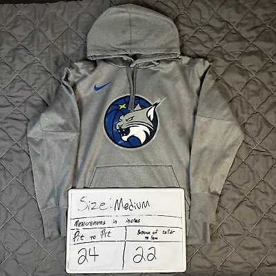 Minnesota Lynx Sweatshirt Mens Medium Gray Nike WNBA Basketball Womens Hoodie • $32.99