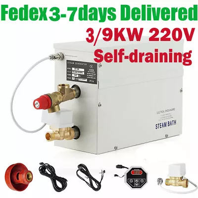 3/9KW Commercial Self-Draining Steam Generator Bath Shower System 350 Cubic Feet • $250.65