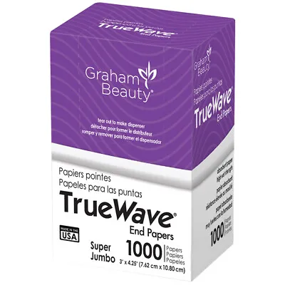 $8.99 • Buy Sp-56175 Beauty Salon Graham Hair Perm True Wave End Paper 1000 Sheets Sup Jumbo