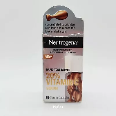 Neutrogena Rapid Tone Repair 20% Vitamin C Face Serum Capsules 7 Capsules • $9.99