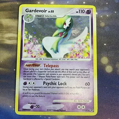 Pokemon - Gardevoir 7/132 - Holo Rare - Secret Wonders - Diamond & Pearl - HP • $6