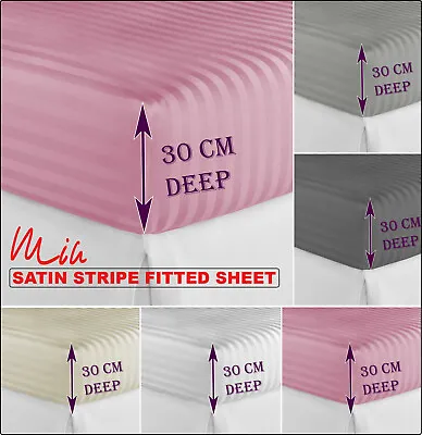 £5.99 • Buy Extra Deep White  Fitted Sheet 400tc 100% Egyptian Cotton Double Super King Size