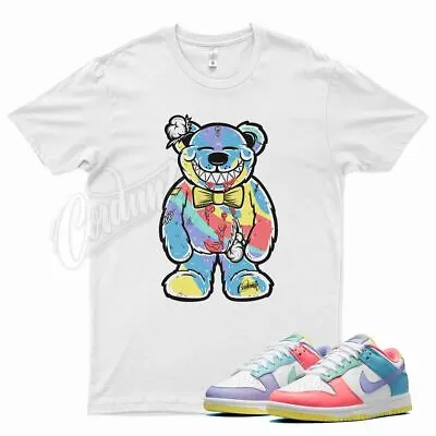 White TEDDY T Shirt For N Dunk Low Candy Soft Pink Easter Sunset Pulse Glow • $26.99