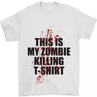 This Is My Zombie Killing Halloween Horror Mens T-Shirt 100% Cotton • £9.48