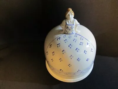 Beautiful Vintage Large Crown Devon Cheese Dome & Plate  Dish  Bread Cake Bin • $67.13