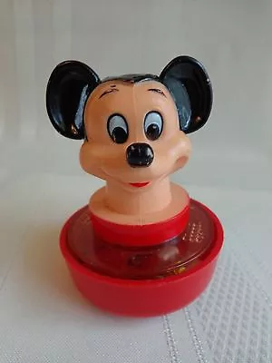  Walt Disney - Mickey Mouse - Spinning Top - Toy - 1981 - Hong Kong • $4.99
