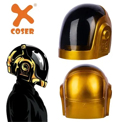 Xcoser 1:1 Daft Punk Guy Manuel Helmet Cosplay Props Mask Resin Adult Halloween • £95.75