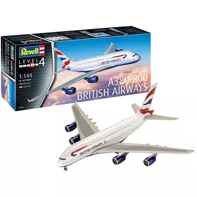 £32 • Buy Revell 03922 Airbus A380-800 British Airways Jumbo Jet Plane Model Kit 1/144