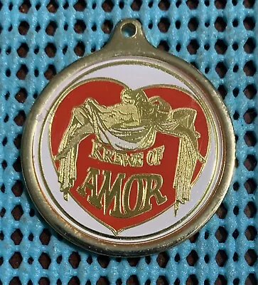1970 Krewe Of AMOR  Mardi Gras Looped Badge / Charm - 1st Year • $4.99