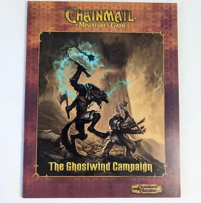 D&D CHAINMAIL Miniature War Game THE GHOSTWIND CAMPAIGN Guidebook WOTC OOP • $10